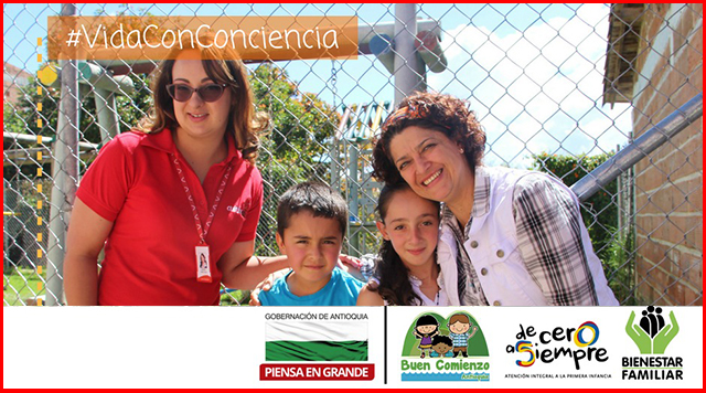#vidaconconciencia Campaña Buen Comienzo Antioquia
