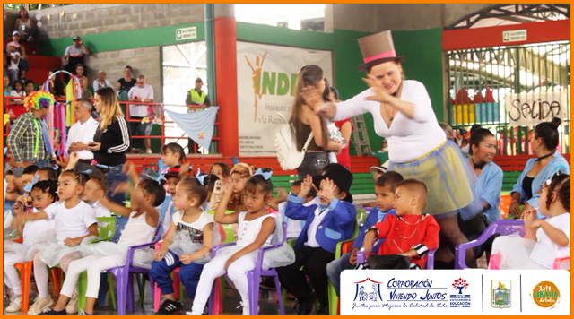 Circo Maravillas en los Centros Infantiles del Municipio de Sabaneta
